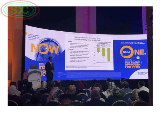 Ngoài trời Indoor HD Stage Background Slim LED Display P3.9 Cho thuê LED Video Wall