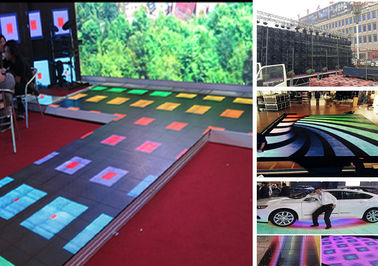 P1.25 Outdoor Light Up Dance Floor, DJ Club Dance Floor Không thấm nước với 1920Hz