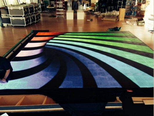 Mô-đun Sàn nhảy LED P1.9 250*250 / sàn nhảy DJ LED đầy màu SMD sàn nhảy video LED