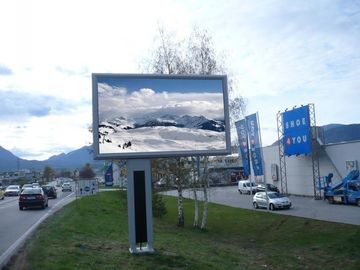 SMD 3535 P10 Bên ngoài màn hình LED chống thấm đầy màu sắc Billboard Super Clear Vision