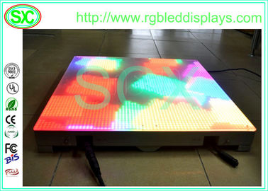 Chế độ tương tác nhạy cảm hấp dẫn Acrylic LED Disco Dance Floor Panel RGB Thay đổi màu sắc