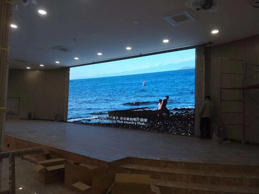 Màn hình LED cho thuê trong nhà 3,9mm độ phân giải cao Tường video cho thuê