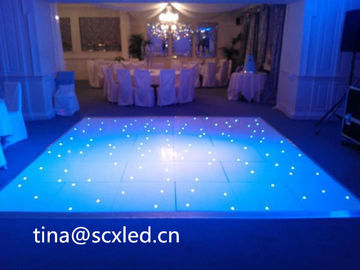 Nội thất SMD3535 âm thanh hoạt động DJ Led Disco sàn khiêu vũ ấm áp tấm chùm trắng