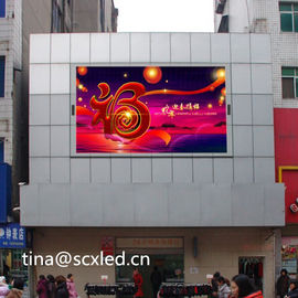 Không thấm nước ngoài IP65 đầy màu sắc P10 màn hình LED tường video CE Rohs được phê duyệt