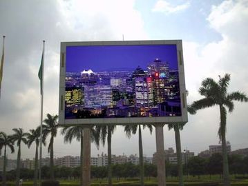 P10 ngoài trời quảng cáo đầy màu sắc LED màn hình video độ nét cao