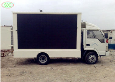 P6 Full Color Van ngoài trời xe tải di động quảng cáo LED hiển thị LED trailer video panel