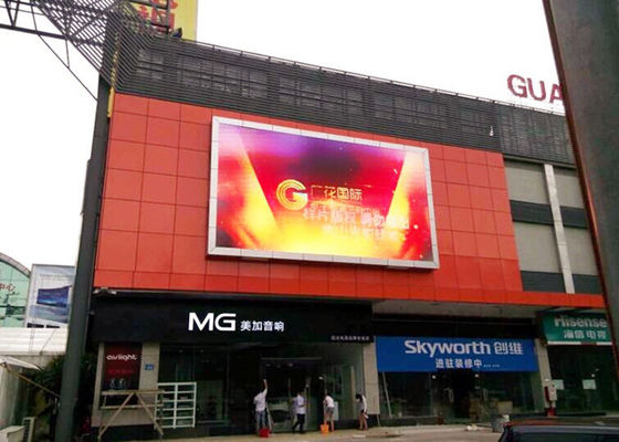 Giá tốt P10 Bên ngoài chống nước đầy màu LED Billboard 10mm Pixel 960x960mm Cabinet trực tuyến