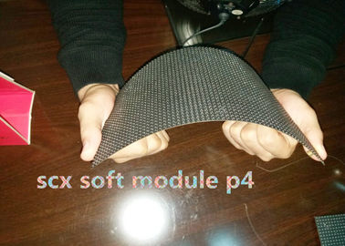 P4 Curving LED Video Screen Curtain Flexible Led Display Module đầy đủ màu sắc