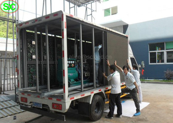 Van Truck gắn màn hình LED bảng hiệu