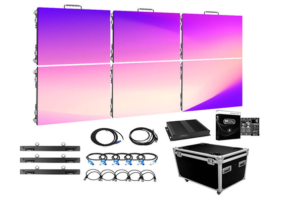 P2.976 P3.91 P4.81 Tấm đúc Aluminium Cabinet Outdoor Waterproof Rental Led Screen