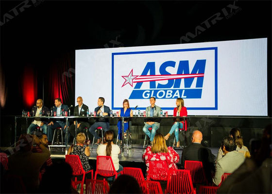 Bảo trì phía trước trong nhà cho thuê màn hình LED P2.5 LED tường cho rạp chiếu phim