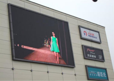 Treo ngoài trời quảng cáo đầy màu sắc LED Billboard P10 Thị trường mua sắm Video Wall