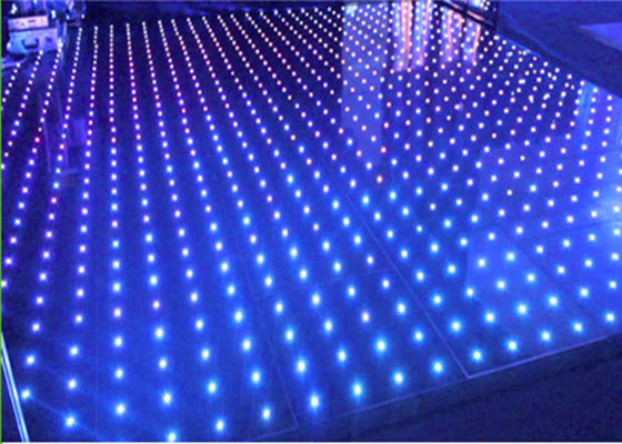 Trung Quốc SMD3535 Sound Active Dj Led Disco Dance Floor Bàn sợi chùm trắng ấm áp