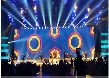 Nội thất 4K rõ ràng P2 Mega Stage Background Triển lãm thương mại Video Màn hình tường Full Color LED