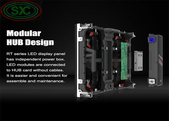 Màn hình LED cho thuê với độ sáng cao và độ cao 3,91 pixel phù hợp cho các sự kiện trong nhà và giải pháp quảng cáo