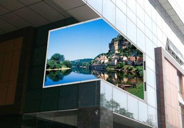 Hiển thị nhôm đúc treo chống nước 1/8 quét 10000 pixel / M2 SMD LED Display P10