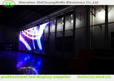 P3.91 Hiển thị kính LED trong suốt Độ sáng cao Đối với cửa sổ Hiển thị kính LED