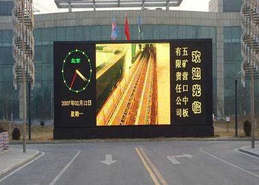 Ngoài trời Full Color Building Advertising LED Billboard Street Big P10 với 3 năm