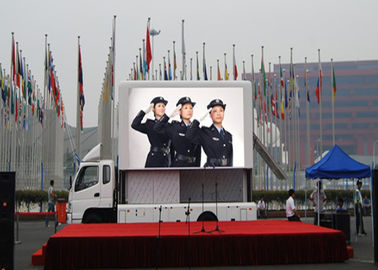 outdoor full color Mobile Truck Led Display Panel Led Mobile Billboard Waterproof