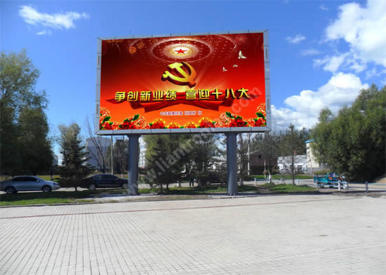 Giá tốt P10 ngoài trời chống nước đầy màu LED Billboard 10mm Pitch 5000cd / M2 Độ sáng trực tuyến