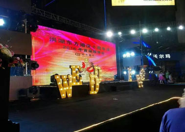 Màn hình nhôm đúc nghiền có thể tùy chỉnh màu đầy đủ ngoài trời LED P3.91 IP43 Màn hình quảng cáo SMD2121