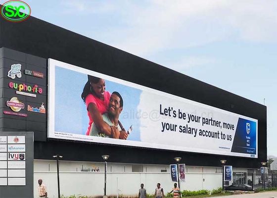 Màn hình LED full color quảng cáo độ phân giải cao P10 IP65 chống nước