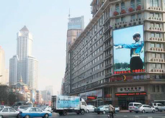 Tòa nhà ngoài trời Full Color P10 LED Billboard 10mm Pixel Pitch IP65 chống nước
