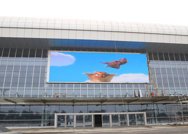 Full Color Die-Cast Aluminium quảng cáo ngoài trời màn hình LED 10mm Pixel Pitch 3 cho các trạm