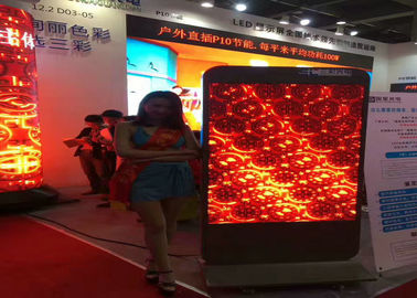 Độ sáng cao Full Color SMD LED Die-Cast Aluminum Screen P10, Iron/Steel Slim Housing