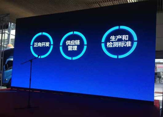 Super Slim HD SMD Indoor Stage Full Color P5 LED Display Screen Video Wall Tốc độ làm mới cao