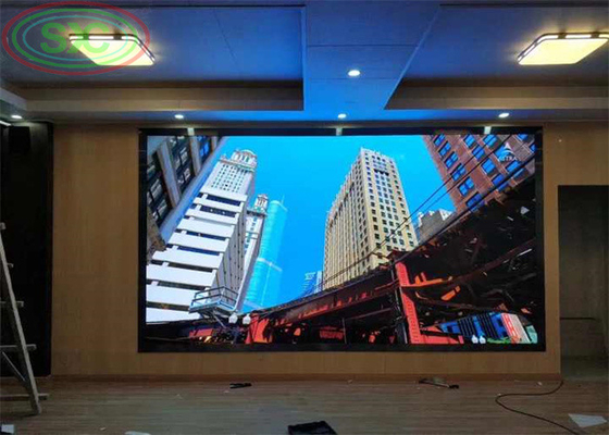 Đường nền tuyệt vời trong nhà cho thuê màn hình LED P3.91 cho tiếp tân thương mại