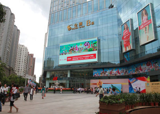 P3.91mm Bên ngoài Kiểm soát nước LED tòa nhà Video Wall 250x250mm Full Color