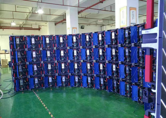 Giá tốt SMD2121 P2.5 Tiêu chuẩn 500x500mm Tủ nhôm đúc chết Nội thất đầy màu Haning LED Display trực tuyến