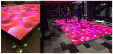 Indoor P6.25 LED Dance Floor cho câu lạc bộ đêm dj, 1/5 mật độ quét WIFI kiểm soát led dance floor