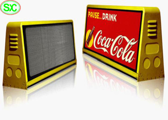 Video P4 Xe LED Hàng đầu Đăng nhập Video Hiển thị Taxi Mái LED Dấu hiệu 3G WIFI