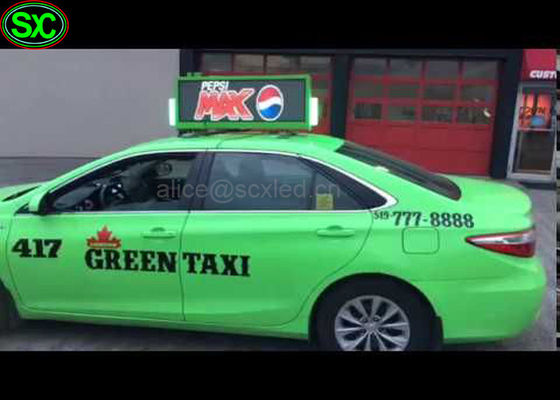 HD Video IP65 chống thấm nước cho xe mui trần hiển thị dấu hiệu, đèn led hai mặt