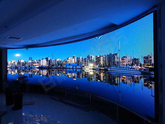 Nội thất ngoài trời P3.91 Cho thuê màn hình LED 500x500mm IP65 Video Wall Cabinet