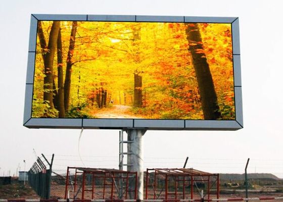 Pixel Pitch 8mm LED Quảng cáo Màn hình lớn Màn hình LED đầy màu trong nhà ngoài trời