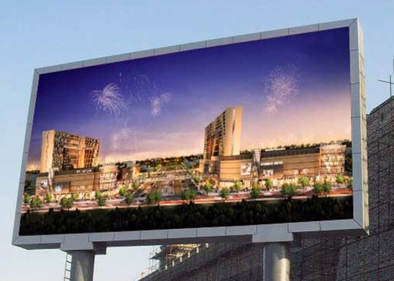 Billboard ngoài trời LED Video Wall P8 Độ sáng cao Die-Cast nhôm màn hình LED đầy màu sắc