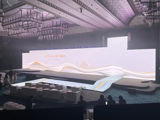 Supermarket sân vận động trong nhà đầy màu sắc P5 Cài đặt cố định Big LED Video Wall Billboard