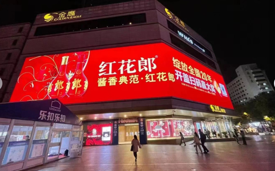 ngoài trời đầy đủ màu sắc p6 p8 p10 chất lượng tốt HD màn hình độ nét cao cố định không thấm nước ip65 tủ dẫn video tường billbo