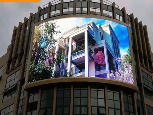 Full Color Outdoor Waterproof LED Digital Signage Flexible HD No Mosaic màn hình hiển thị LED màu đầy đủ ngoài trời