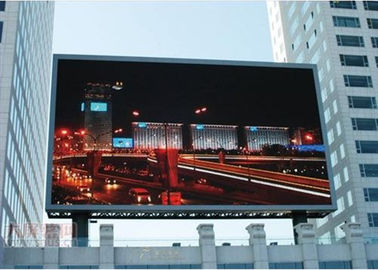 P10 ngoài trời quảng cáo đầy màu sắc LED Billboard Hệ thống điều khiển Novastar Cài đặt cố định