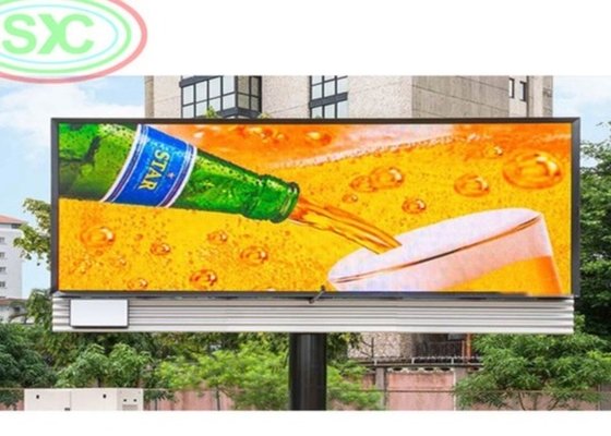 Màn hình nhôm đúc chết SMD LED Screen Cho thuê Quảng trường lớn Quảng cáo màn hình hiển thị LED ngoài trời đầy màu sắc