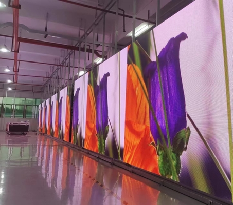 900w/m2-600w/m2 RGB LED Display Unit 500*500mm Nhiều màu RGB LED Projector Board
