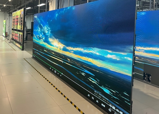 P3.91 Màn hình quảng cáo LED trong nhà cho hội nghị/ LED Video Wall với tủ sắt