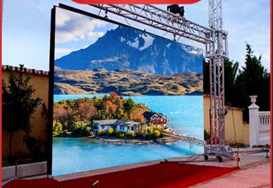 P4 Full Color Indoor LED Video Wall Screen 80 * 40 Module Resolution Bảng quảng cáo