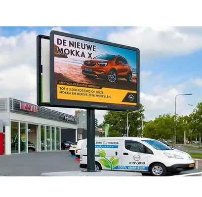 Ultra Thin Full Color Outdoor Advertising LED Die-Casting Aluminium Cabinet P8 Tương thích với môi trường