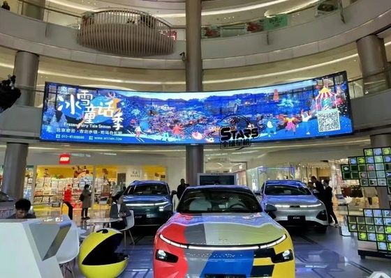 Thuê màn hình LED sân khấu RGB TV LED trong nhà tường không ồn 62500 điểm / mét vuông