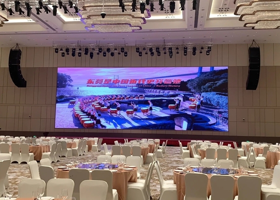 P2.5 Nội thất / ngoài trời đầy đủ màu sắc 320 * 160mm Quảng cáo màn hình thuê LED SMD1515 Super Clear Viewing Angle